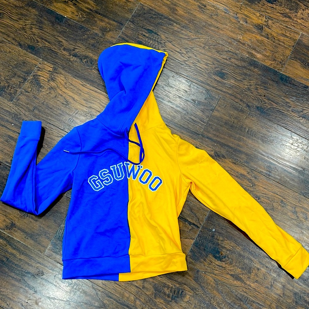 GSUWOO split tone hoodie
